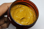 KSR Natural Purifying Clay Mask 'Face it' Container, a view of the inside, it has a golden tone.