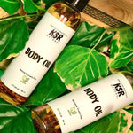 2 KSR Natural Body Oils in 6 fl. oz bottles