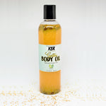 KSR Natural Golden Body Oil in a 6 fl. oz bottle
