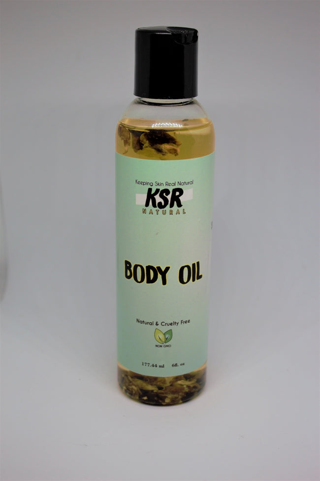 KSR Natural Body Oil in a 6 fl. oz bottle
